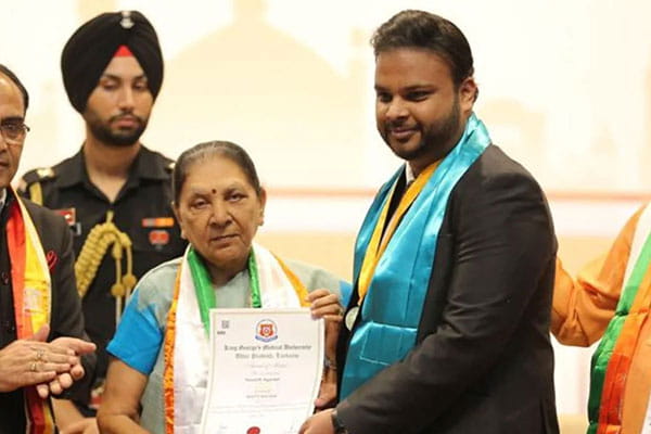 Awards Received by Dr. Samarth Agarwal