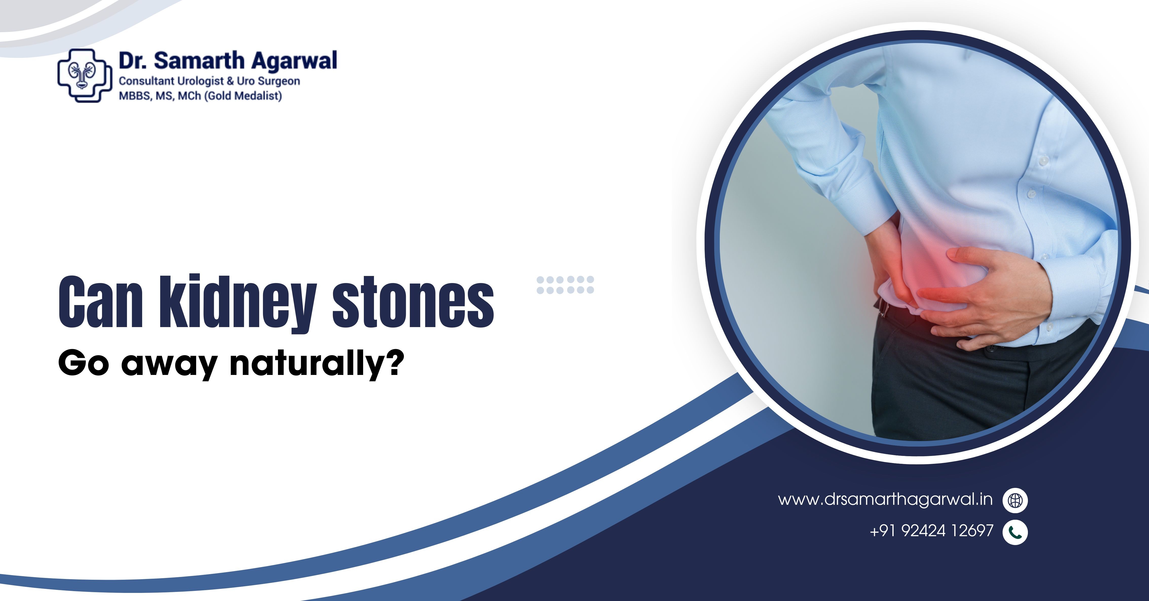 Can kidney stones go away naturally?
